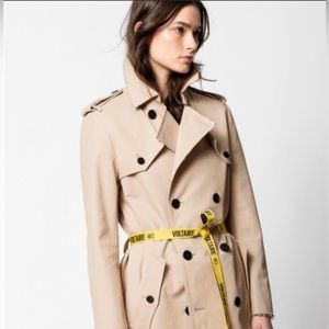 Zadig & Voltaire Women’s Trench Coat Size M